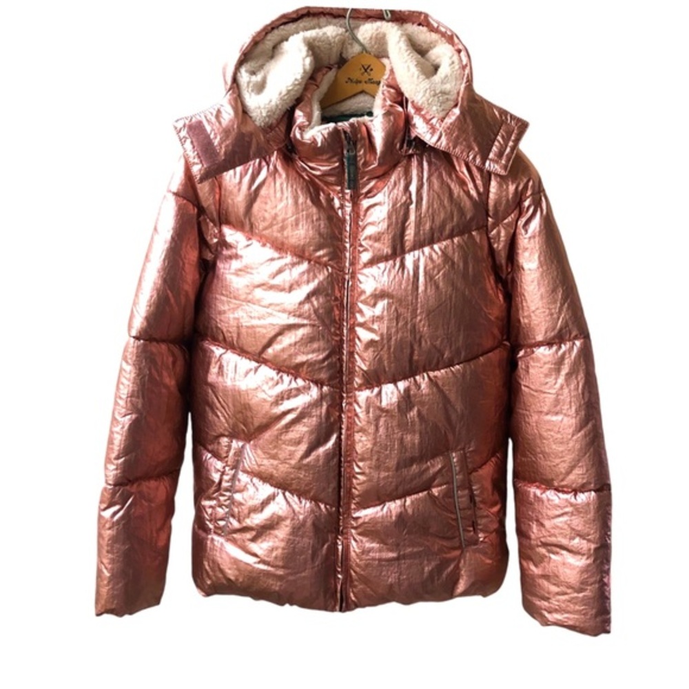 Mini Boden All Weather Girls Jacket || Rose Gold